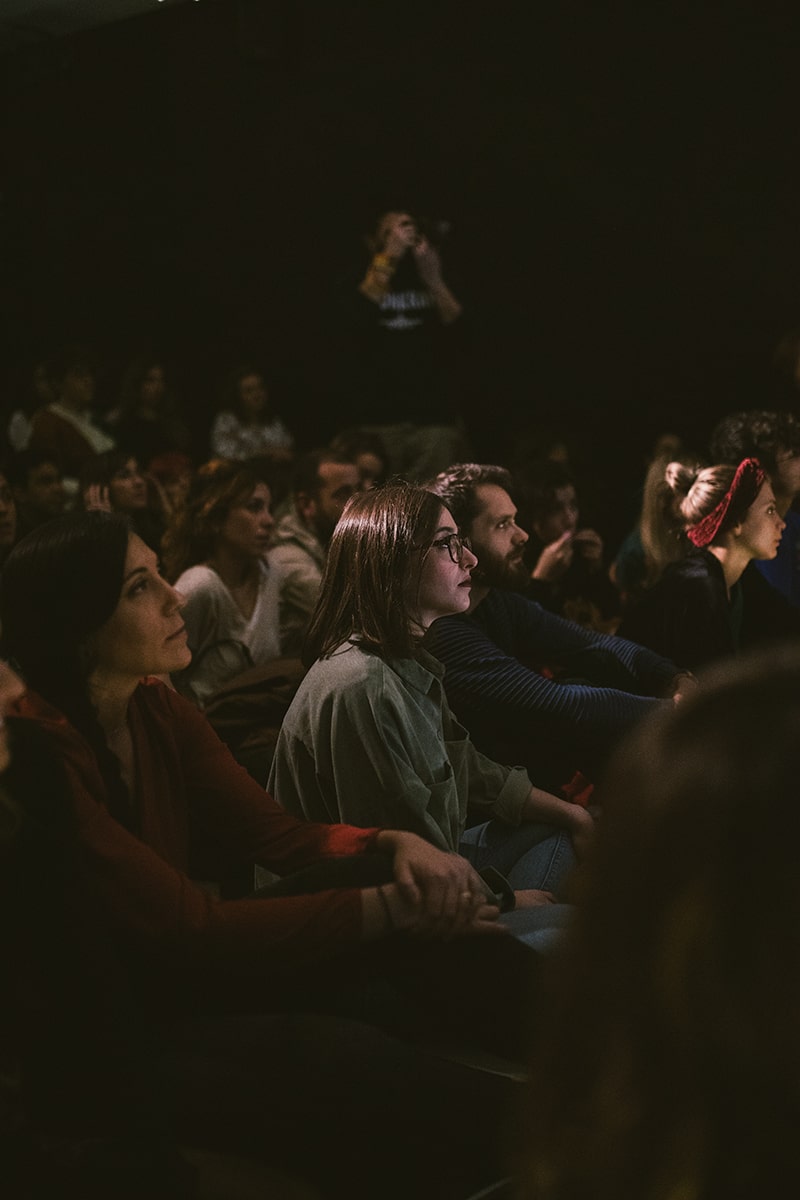 fotografía del público